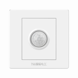人体感应开关家用过道楼道光电控红外线智能延时接近传感器86型
