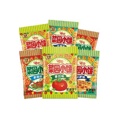 格力高菜园小饼50g*6袋