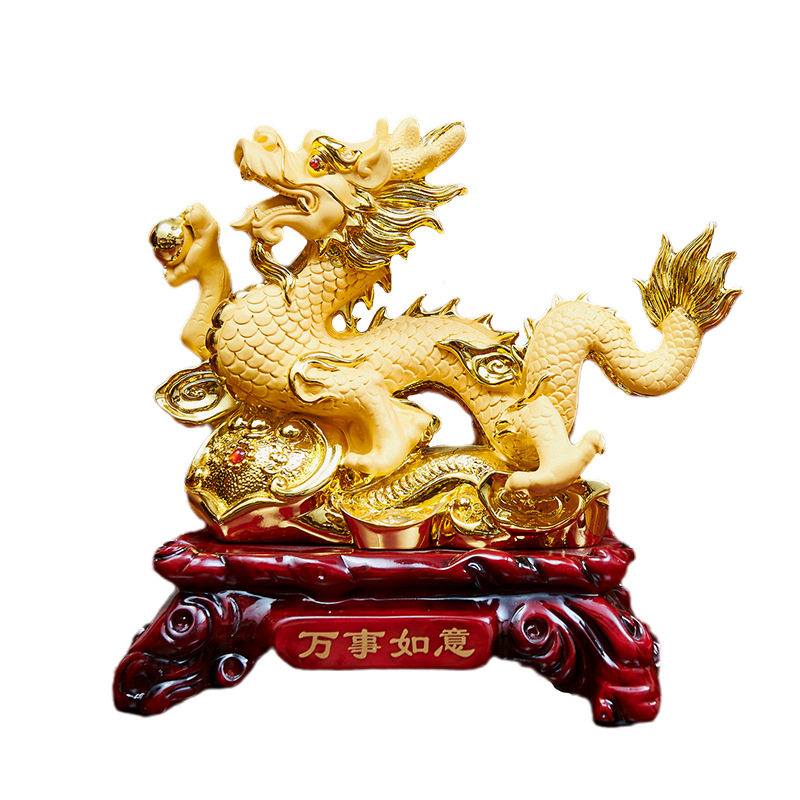 万事如意生肖金龙招财摆件