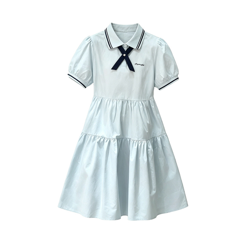 女童夏季学院风韩系公主连衣裙