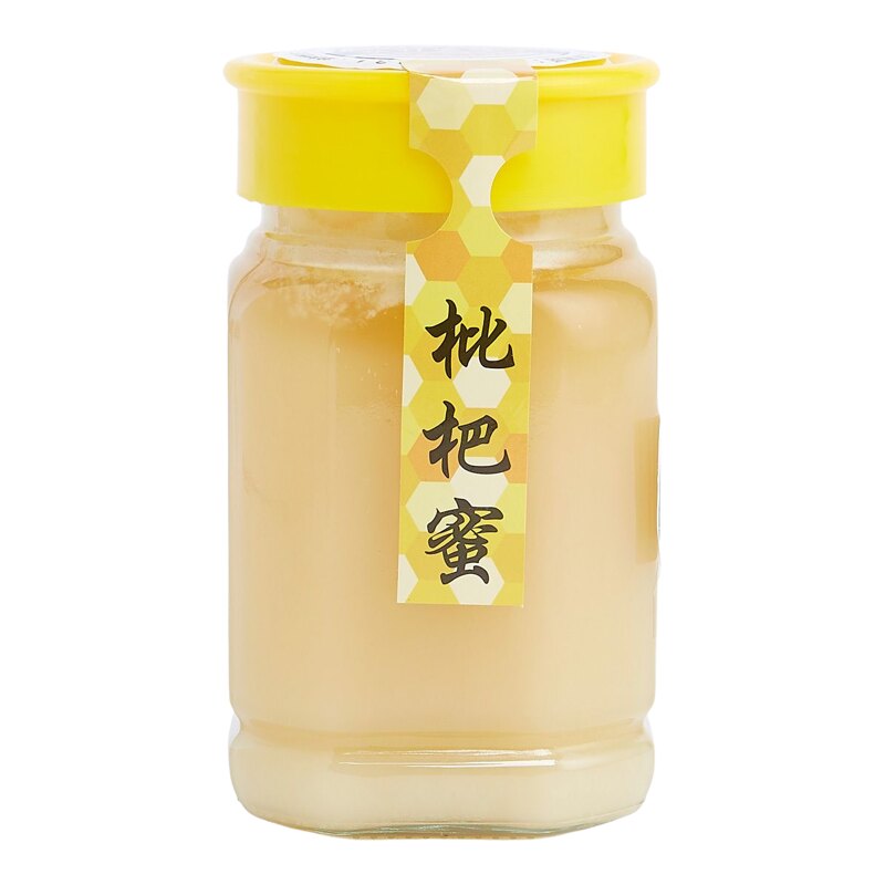 林村蜜蜂王 枇杷蜜480克天然保健食品瓶装天然食用纯正无添加进口