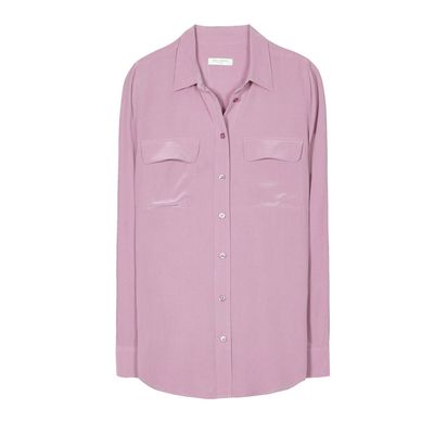 纯色多色真丝LSEquipment长袖