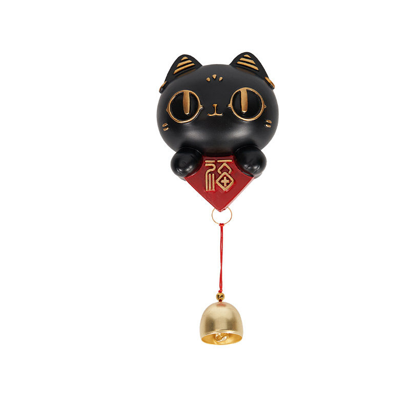 大英博物馆巴斯特系列抱福喵磁吸门铃新款挂件生日新年礼物女