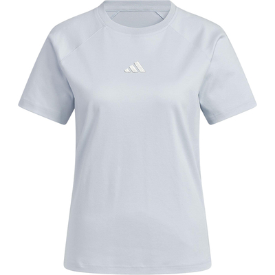 Adidas/阿迪达斯正品2025夏季款女士运动经典针织圆领短袖KB7596