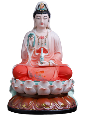 陶瓷观世音菩萨全堂佛家用供奉