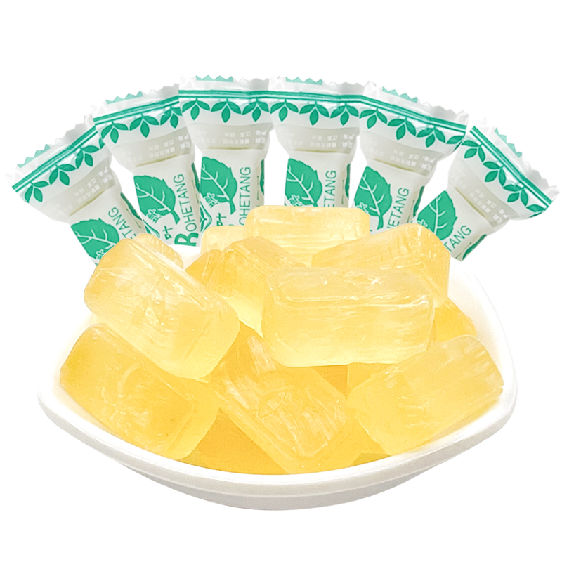 绿叶牌薄荷糖500g老式清凉硬糖散装怀旧零食特产扬州老字号糖果