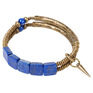 原创小众设计青金石手排手串男 个性潮流百搭手饰 复古简约手链女