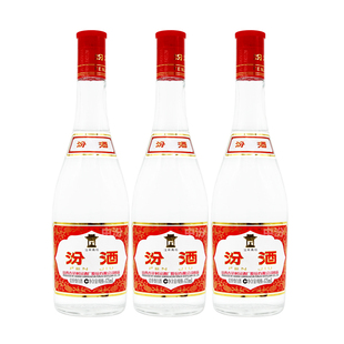 山西汾酒42度红盖汾475ml *3瓶玻汾 三瓶清香型国产白酒
