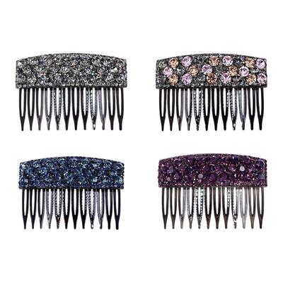 东大门精致水钻倒插梳发夹发梳