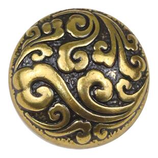 新中式国风祥云金属纽扣复古汉服旗袍衬衫装饰扣子外套马甲大衣扣