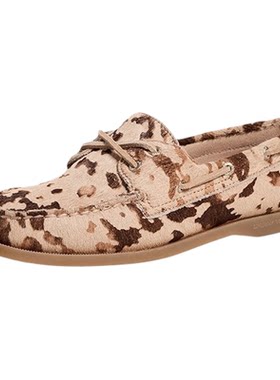 美国SPERRY胎牛毛防水吸汗轻便原始经典款帆船鞋女休闲皮鞋真皮里