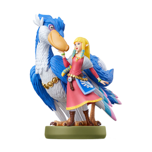 任天堂amiibo手办塞尔达传说天空之剑林克塞尔达与洛夫特飞鸟现货