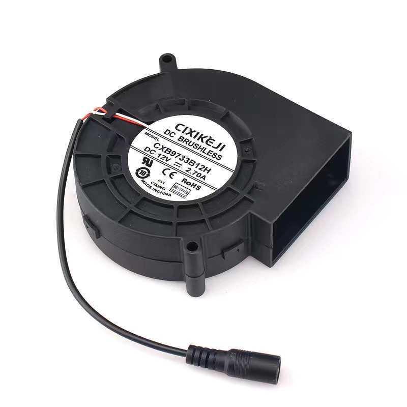 9733鼓风机烧烤炉220V调速室内取暖炉户外废机油炉柴火灶12V风扇