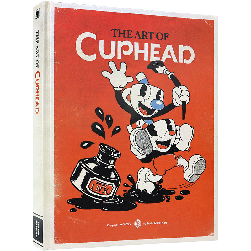 英文原版 茶杯头美术设定集 TGA获奖独立游戏 精装 The Art of Cuphead 30年代复古画风 概念设定插画