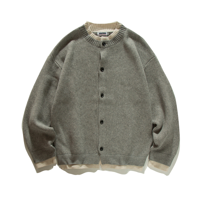 GoodNorth假两件毛衣开衫外套