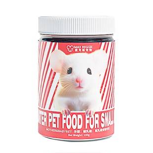 花枝鼠幼鼠粮仓鼠金丝熊离乳期奶糕羊奶牛肉高营养高蛋白饲料250g