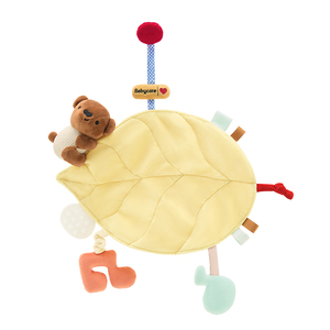 babycare婴儿安抚巾阿贝贝安抚玩偶宝宝可啃咬手偶西高地儿童玩具