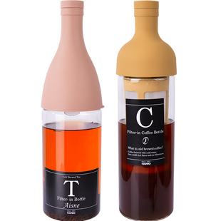 【自营】HARIO冷萃壶 日本咖啡茶叶冷泡带滤网进口耐热玻璃杯日式