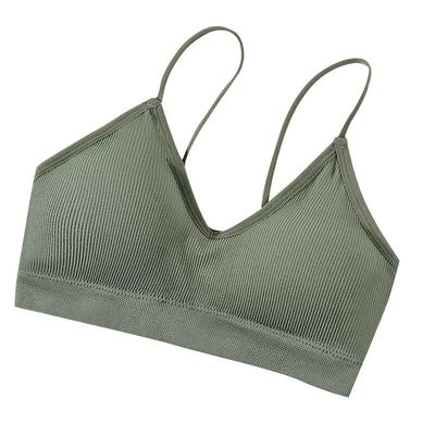 美背纯棉法式细带胸型运动内衣