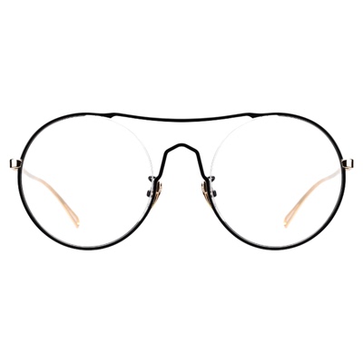 希腊圆形飞行员镂空大框眼镜