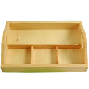 幼儿园蒙台蒙特梭利蒙氏教具0-3三格四格分类Lovevery榉木托盘