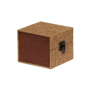 正方形紫砂壶盒子复古建盏空盒包装古董锦盒玉器陶瓷罐子礼盒定制