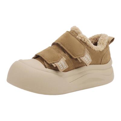 星期六加绒保暖面包板鞋加厚棉鞋