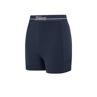 Wilson威尔胜官方女士TENNIS BALL紧身网球健身针织打底短裤