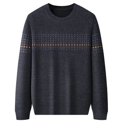 宝盾狼加厚大码男秋冬针织衫毛衣