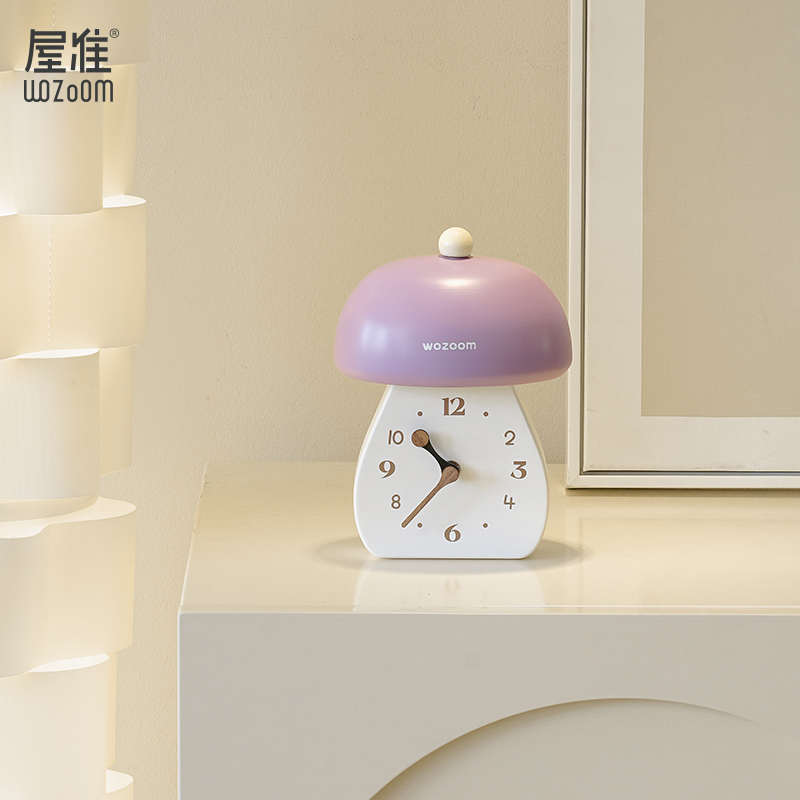 WOZOOM屋准家用轻奢钟表坐式玄关客厅创意简约座钟桌面摆件装饰品