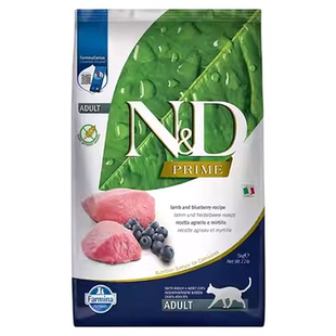 【官方正品】farmina法米娜猫粮进口成猫粮羊肉蓝莓5kg