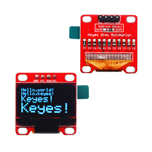 0.96寸OLED屏幕液晶屏显示屏IIC通信模块SSD1306蓝屏 适用arduino