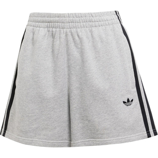 Adidas/阿迪达斯官方正品夏季女士针织经典宽松日常短裤JW7399