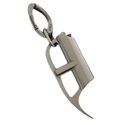 Vanan原创金属火机套古银ro风中古朋克穿搭配件质感钥匙挂扣ins风