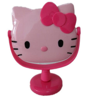 【天天特价】超值包邮Hello Kitty梳妆镜子台镜桌镜旋转化妆镜KT