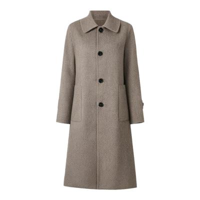 显瘦加厚100%羊毛大衣