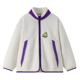 漫画家童装上学户外居家双面暖绒锁温中间层糯糯男童女童外套上衣