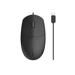 雷柏N100C有线鼠标Type-C接口typec适用于苹果华为笔记本平板手机