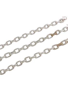 和田糖白玉连环手链开口可调保真