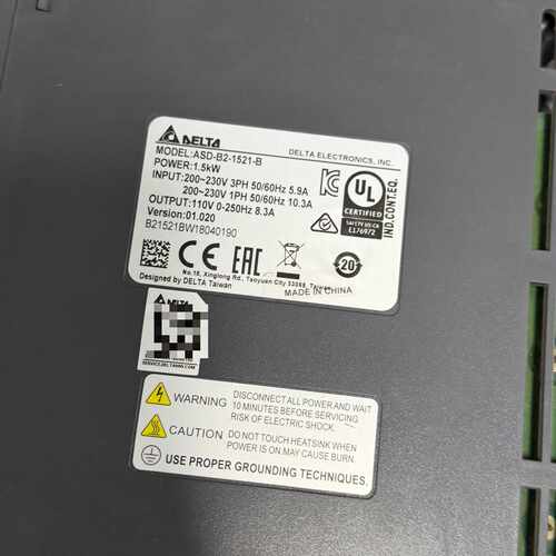 议价伺服驱动器ASD-B2-1521-B，适用