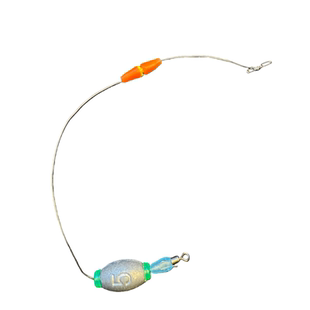 路亚逗钓鲫鱼前导线卡拉棒别针开口快换铅防撞豆全部绑好成品套装