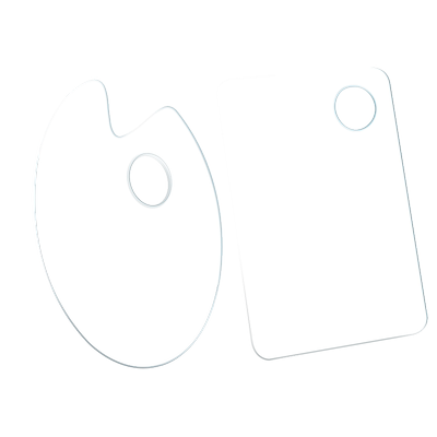 送画纸+刮刀！油画棒专用调色板