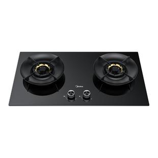 美的AK5PRO猛火燃气灶具天然气双灶台式家用嵌入式煤气灶官方