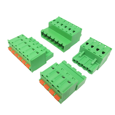 5.08mm弹簧按压接线端子免焊对接