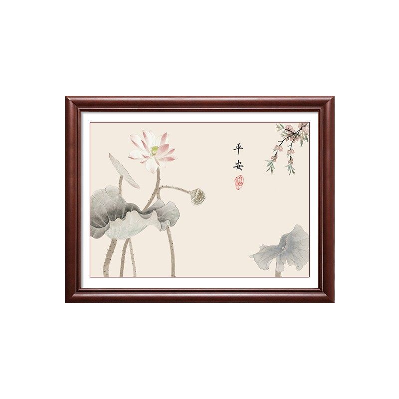 【荷气生财】免打孔支持定制