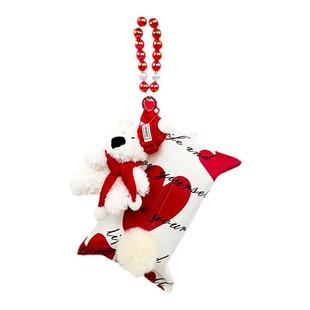 汽车纸巾包挂袋可爱潦草狗车内座椅背挂式抽纸包车载纸巾盒车内饰