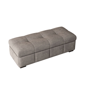 极简储物沙发凳猫抓绒收纳床尾凳床边凳奶油风衣帽间换衣凳中岛凳