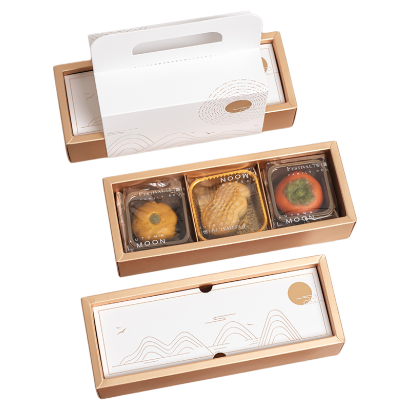 双层冰皮流心蛋黄酥空盒子定制