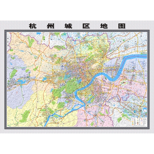 2025新版超大杭州市城区县高清楼盘小区学校办公中介挂地图