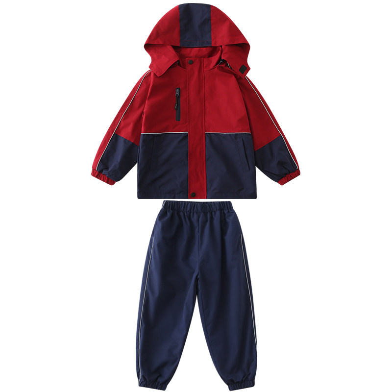 小学生班服春秋夏季三件套冲锋衣学院运动儿童校服套装幼儿园园服